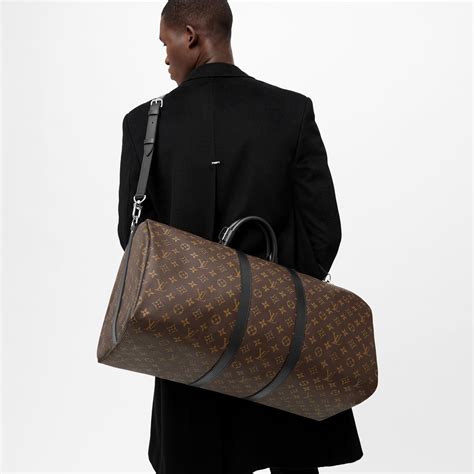 louis vuitton monogram macassar keepall bandouliere 55|Keepall Bandoulière 55 Monogram Macassar .